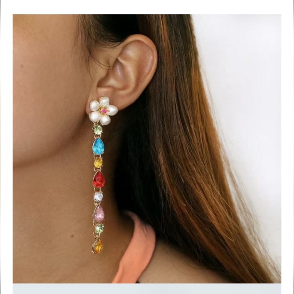Multicolor Drop Earrings